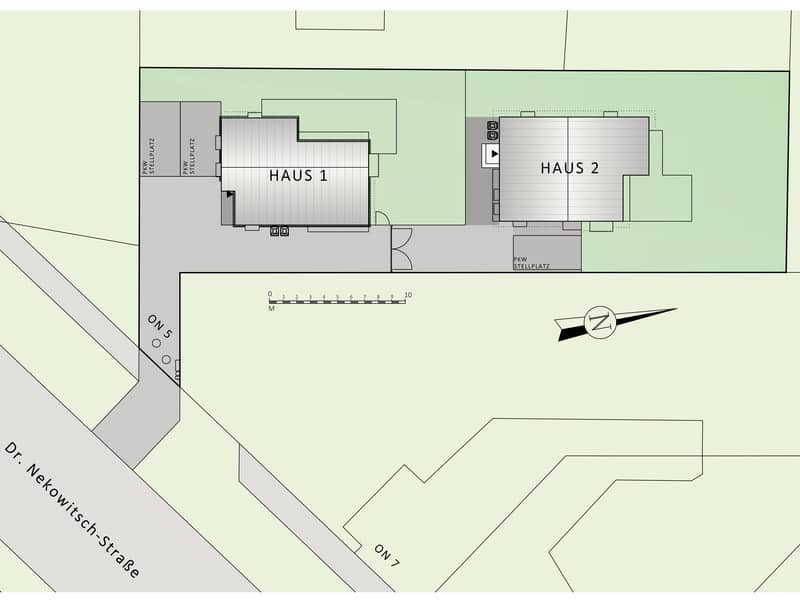 1210, Dr.-Nekowitsch-Straße, In Grünlage zwischen Strebersdorf und Stammersdorf, Einzelhaus
