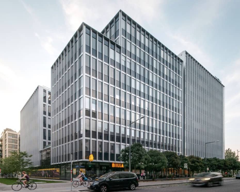 Moderne Bürofläche in Wien-Landstraße mit DGNB Platinum, U3-Nähe