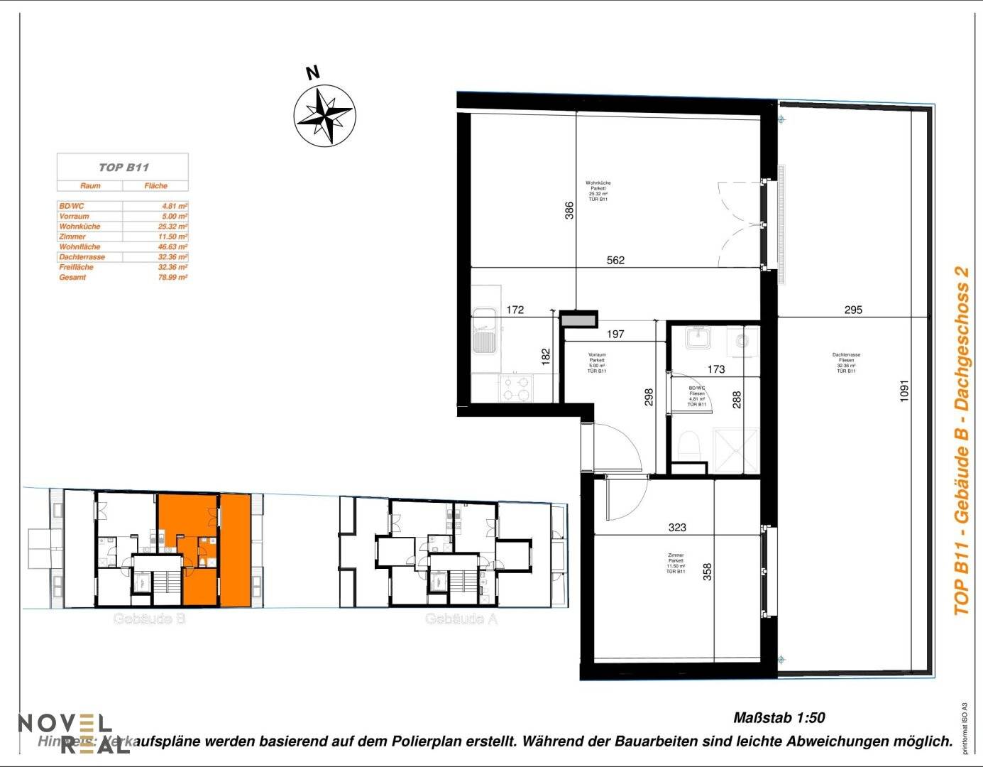 Wohnung Erstbezug Neubau mit Terrasse