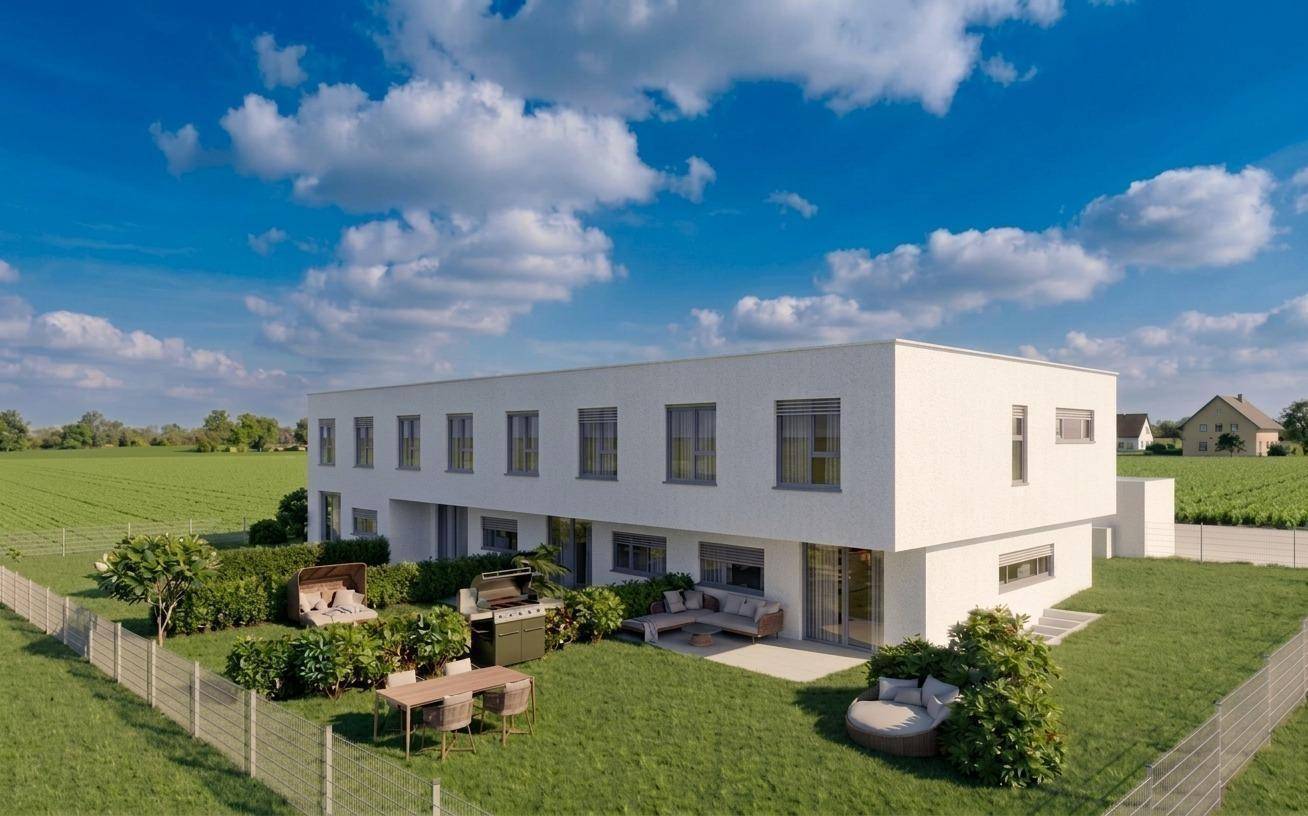 Eckreihenhaus mit Garten & Tiefgarage in Neumarkt am Wallersee
