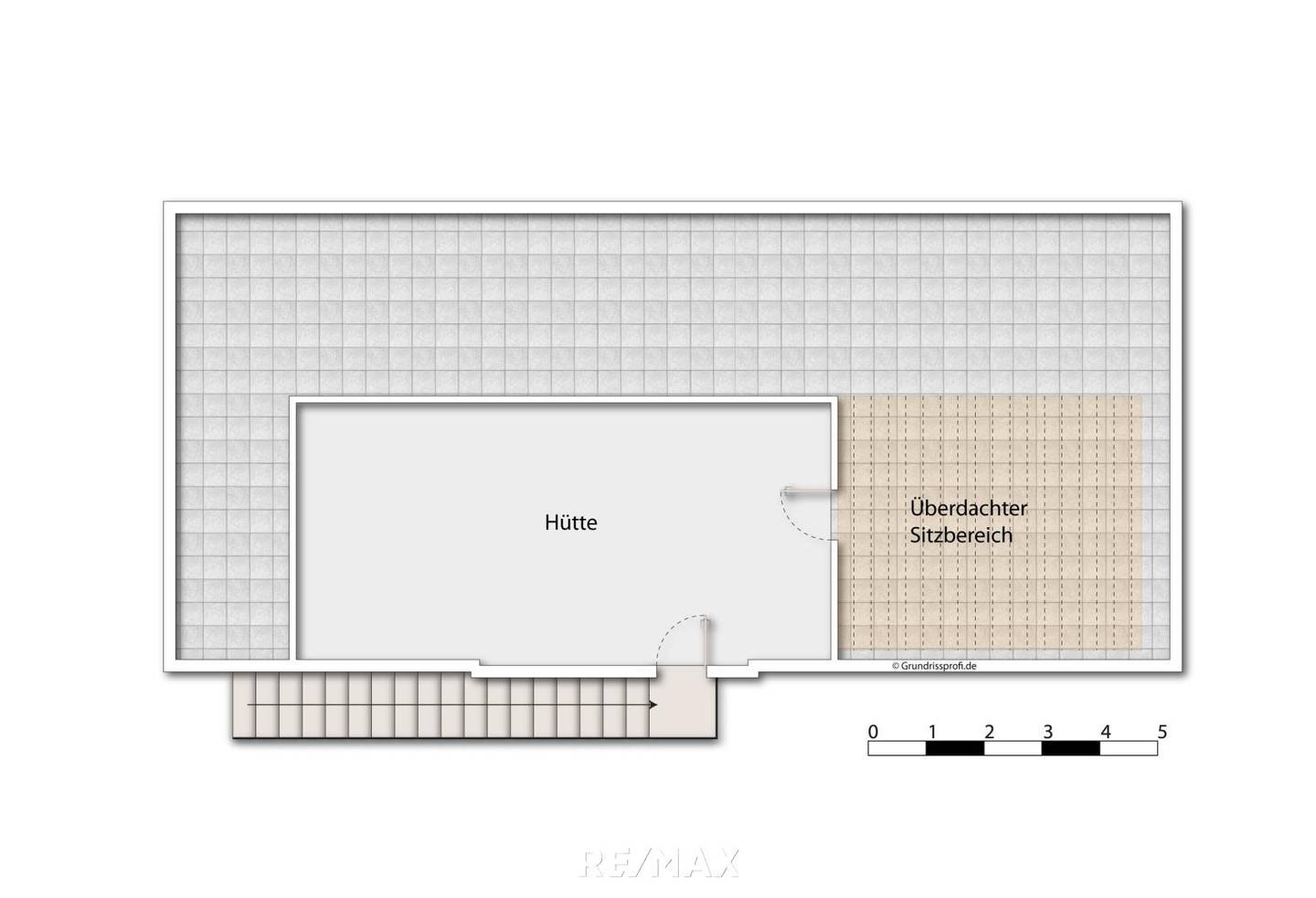 Dachgeschosswohnung mit Dachterrasse und Bergblick