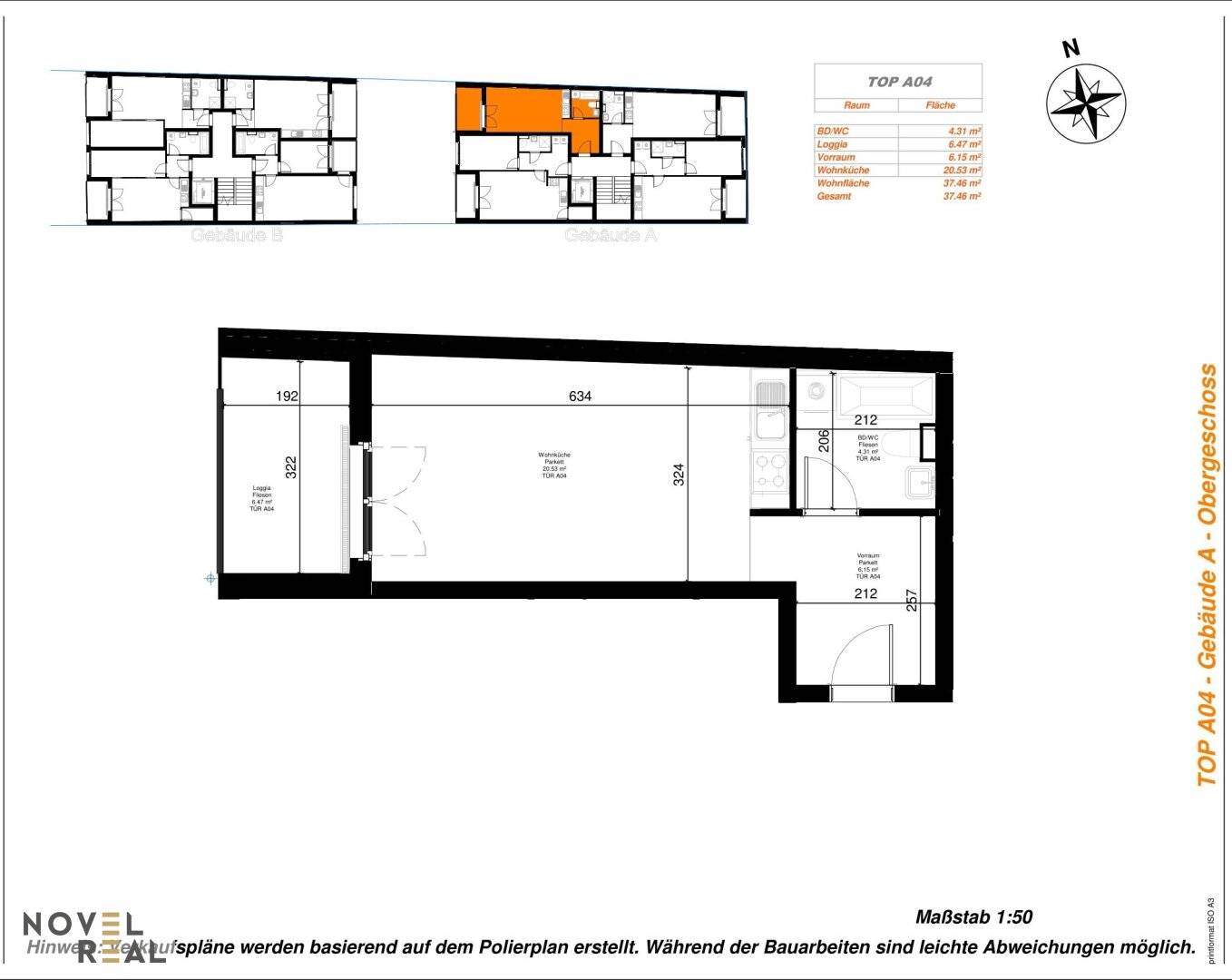 Apartment with Loggia First occupancy Simmering