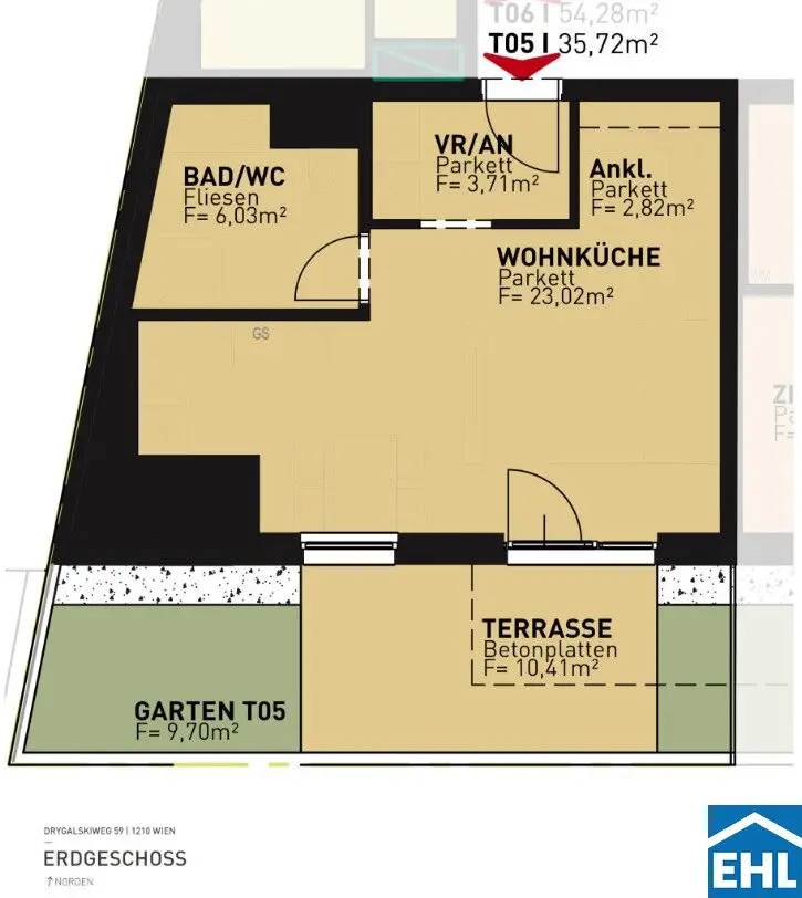 Residential investment near the Alte Donau recreation area commission-free for the buyer
