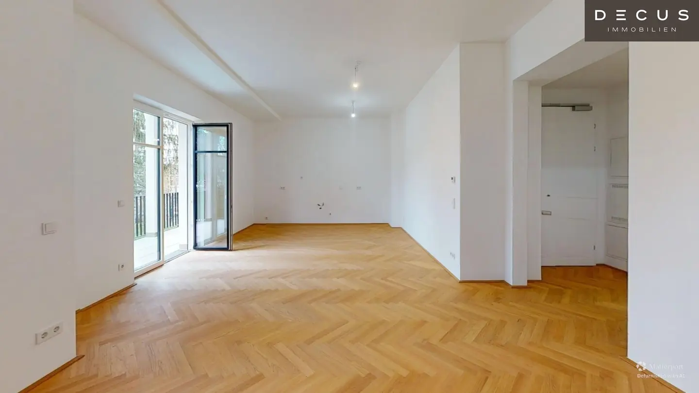 Apartment first occupancy after full renovation with balcony