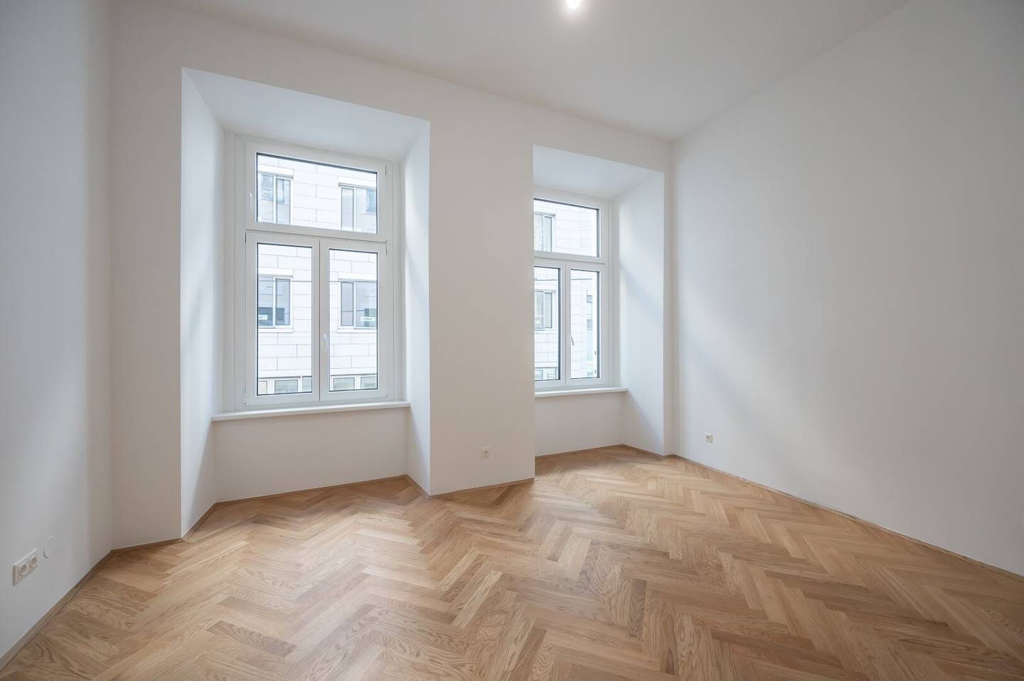 Ground floor apartment first occupancy courtyard