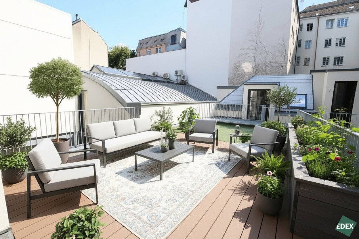 Marie | Terrace dream in the renovated period building near Aumannplatz