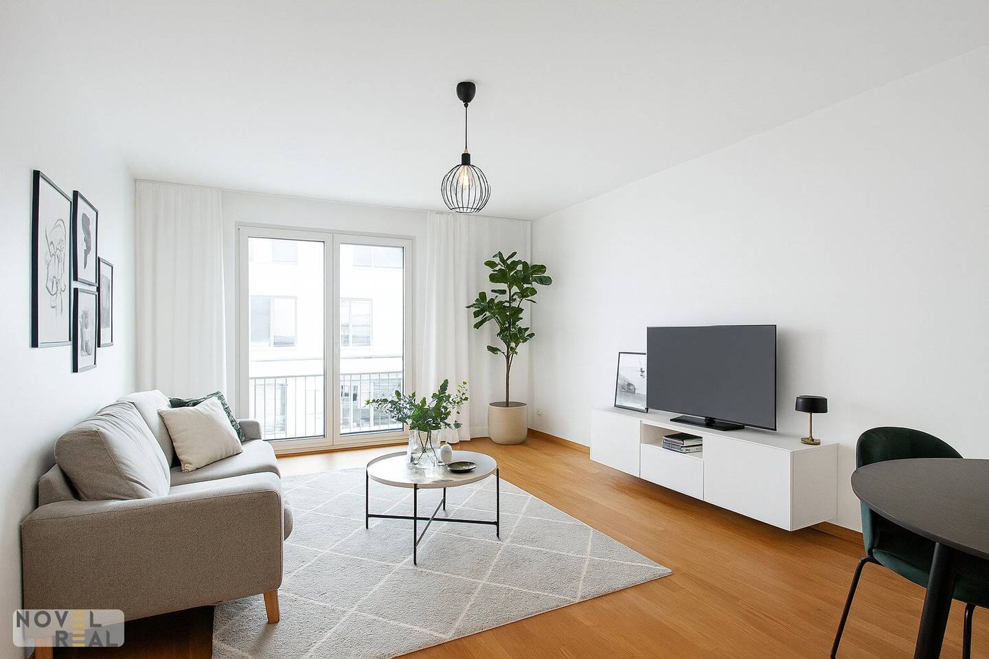 First occupancy new build apartment with loggia