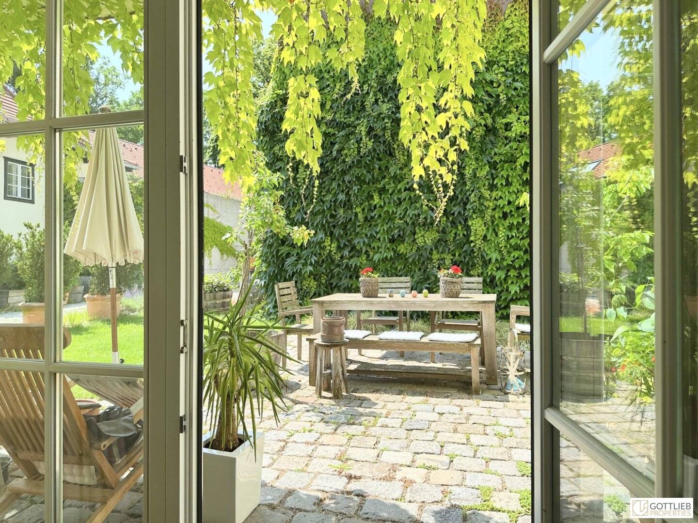 Historische Gartenwohnung mit Sauna und Eigengarten in Grinzing