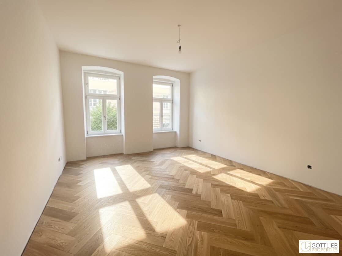 Erstbezug in U-Bahn-Nähe! Liebevoll generalsanierte 3-Zimmer-Wohnung mit Loggia und Terrasse in Gründerzeithaus