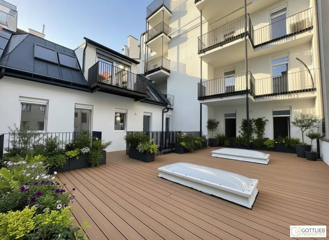 Wohnung Erstbezug Gründerzeithaus Terrasse
