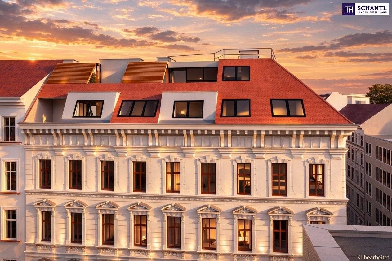 Dachgeschosswohnung Wien Neubau mit Terrasse