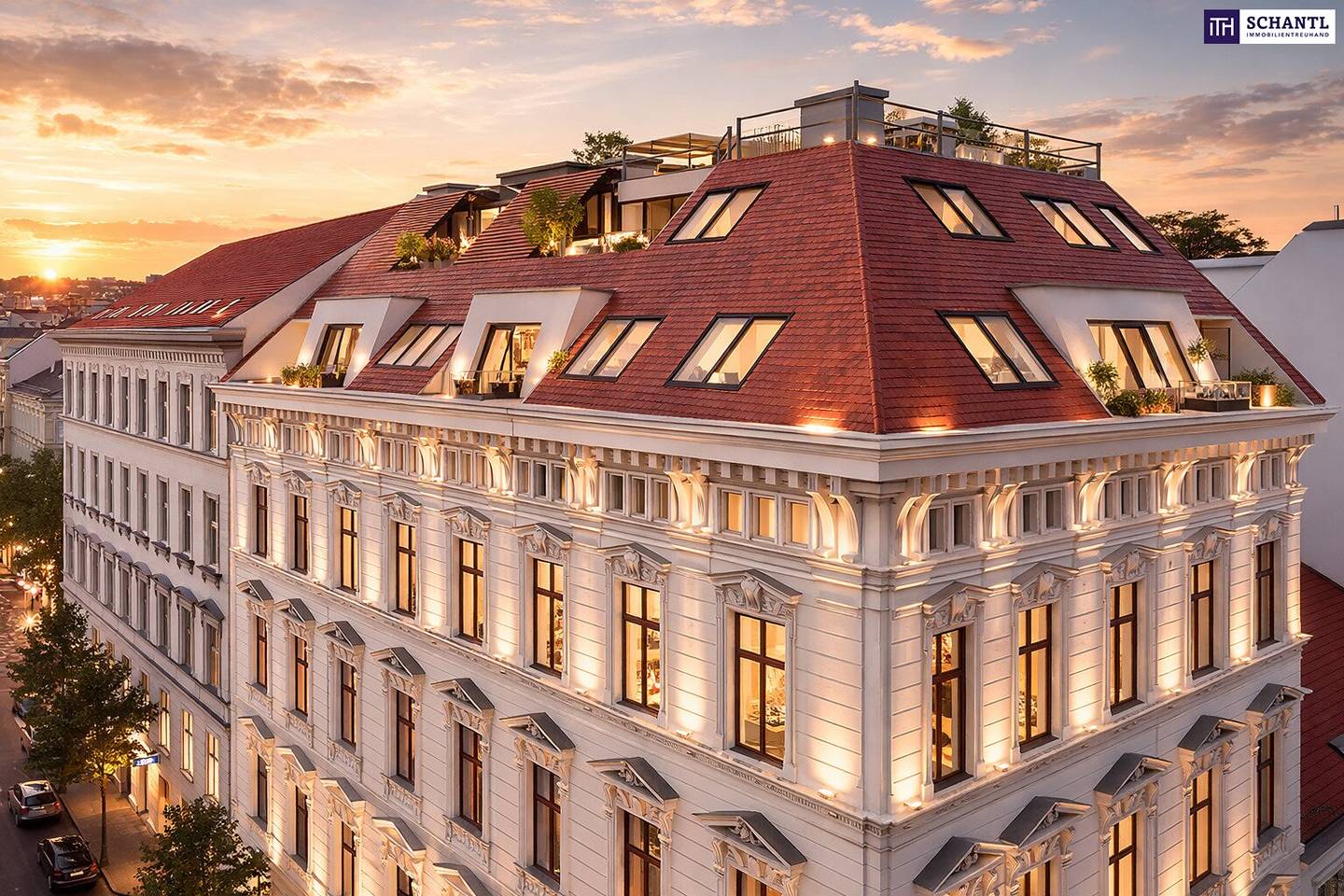 Dachgeschosswohnung Vienna Neubau with terrace