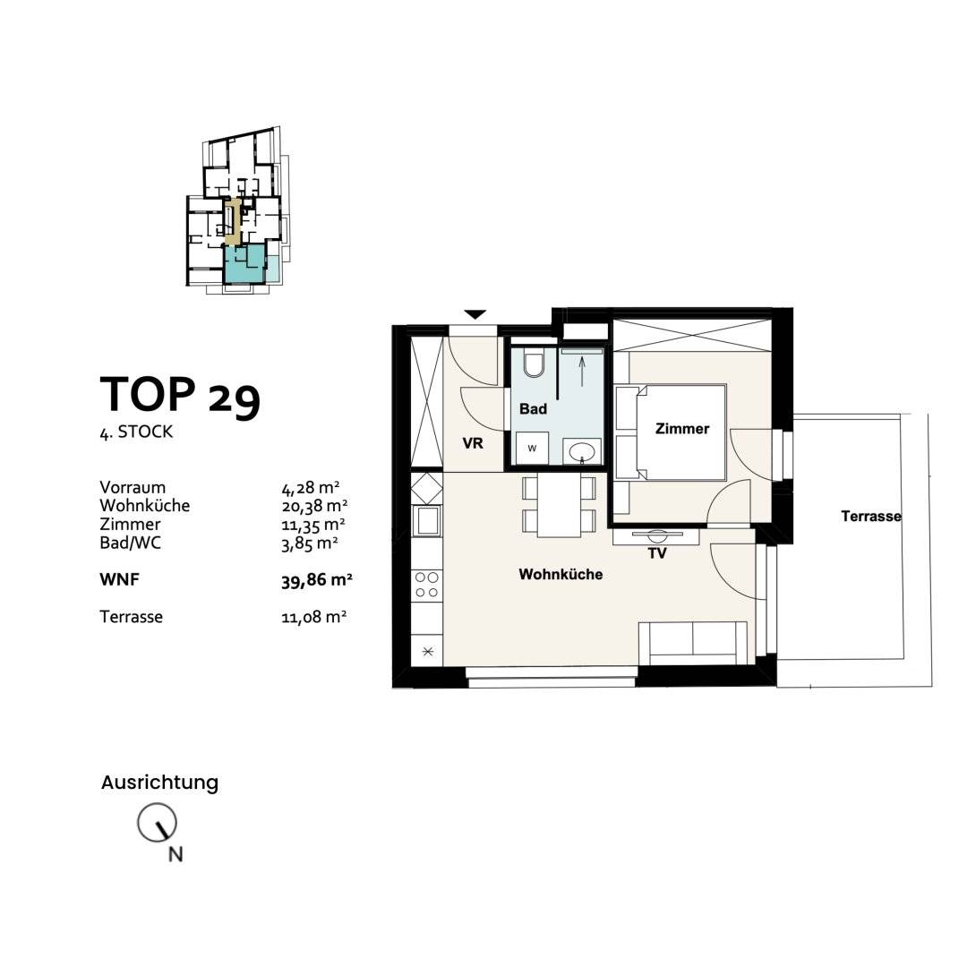 Erstbezug Wohnung mit Terrasse