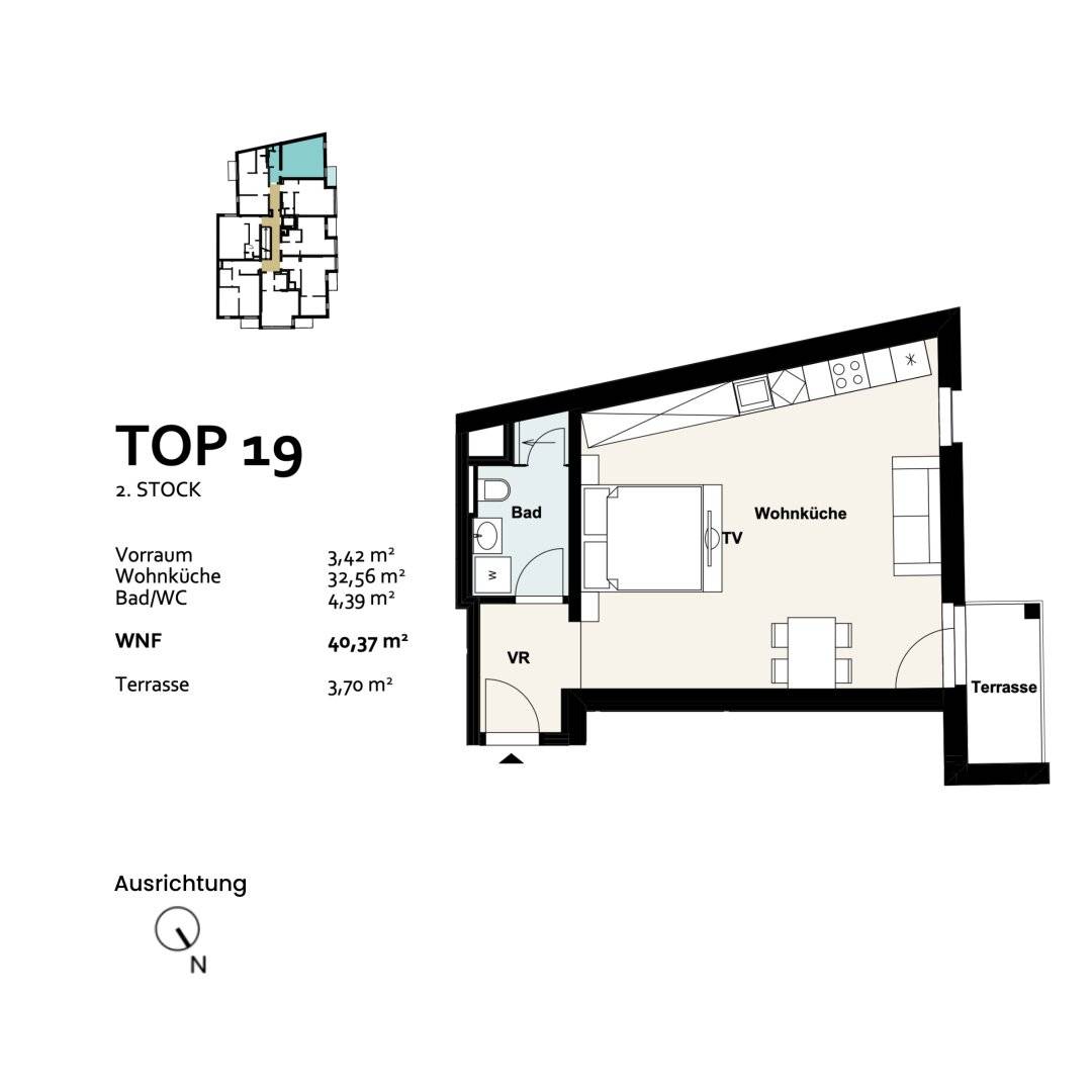 Wohnung Neubau Erstbezug Terrasse