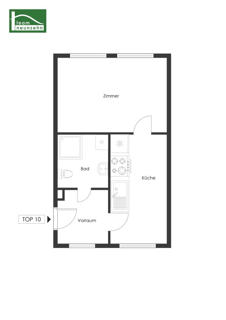 2-Zimmer-Wohnung in Graz-Zentrum, 66 m², 3. Etage, unbefristet