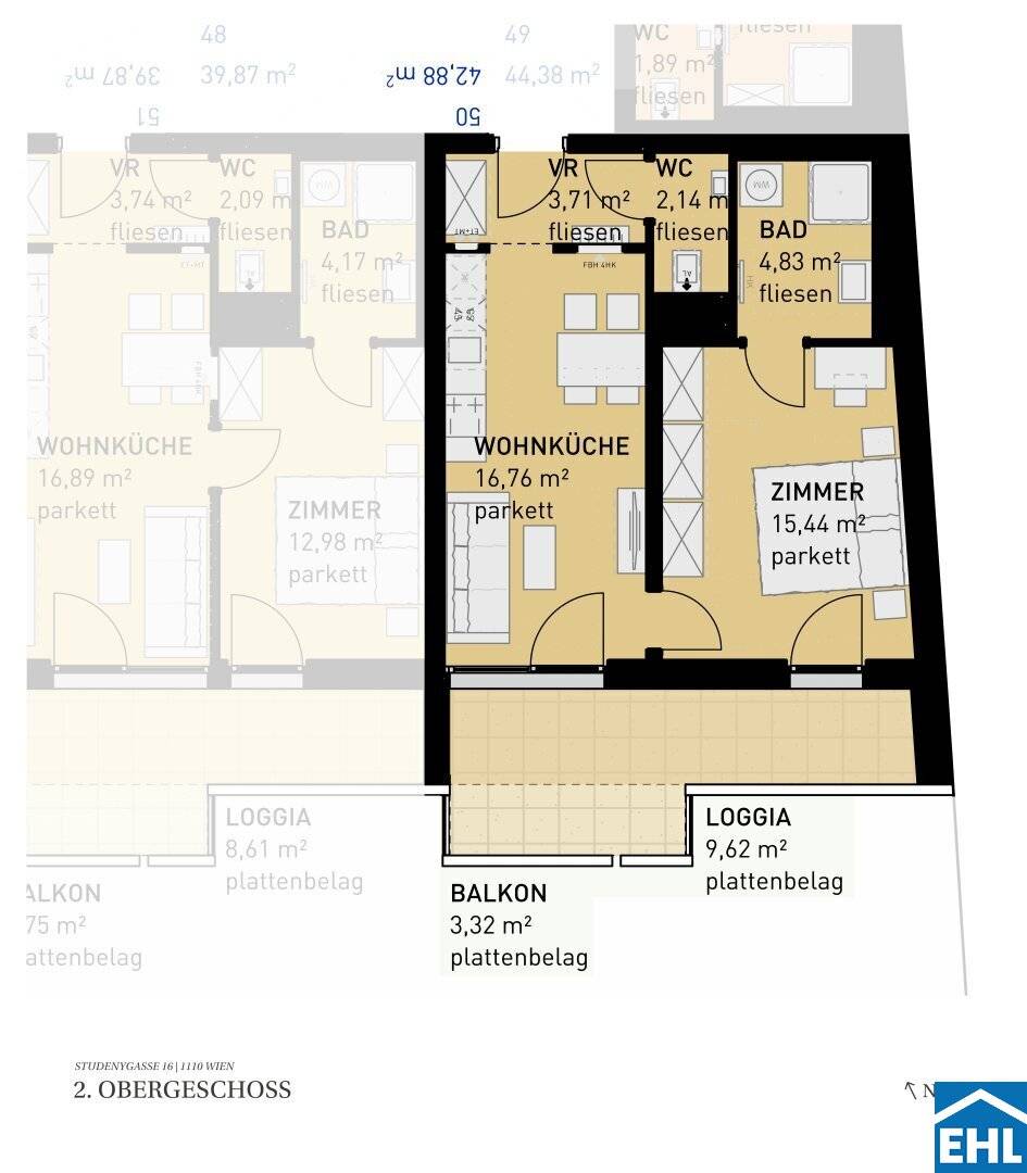 Comfortable living in Simmering: modern apartments with first-class fittings