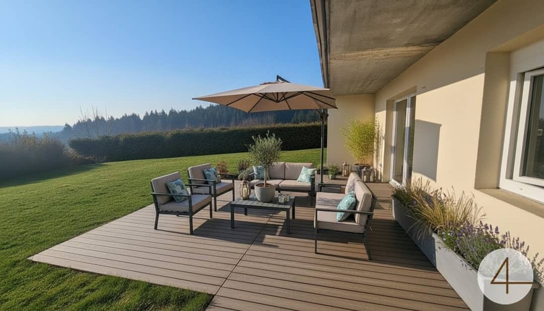 Wohnung mit Terrasse und direktem Garagenzugang