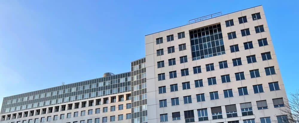 Blick über den Prater und Wien 10 OG LAS 3 - Bürogebäude am Praterstern