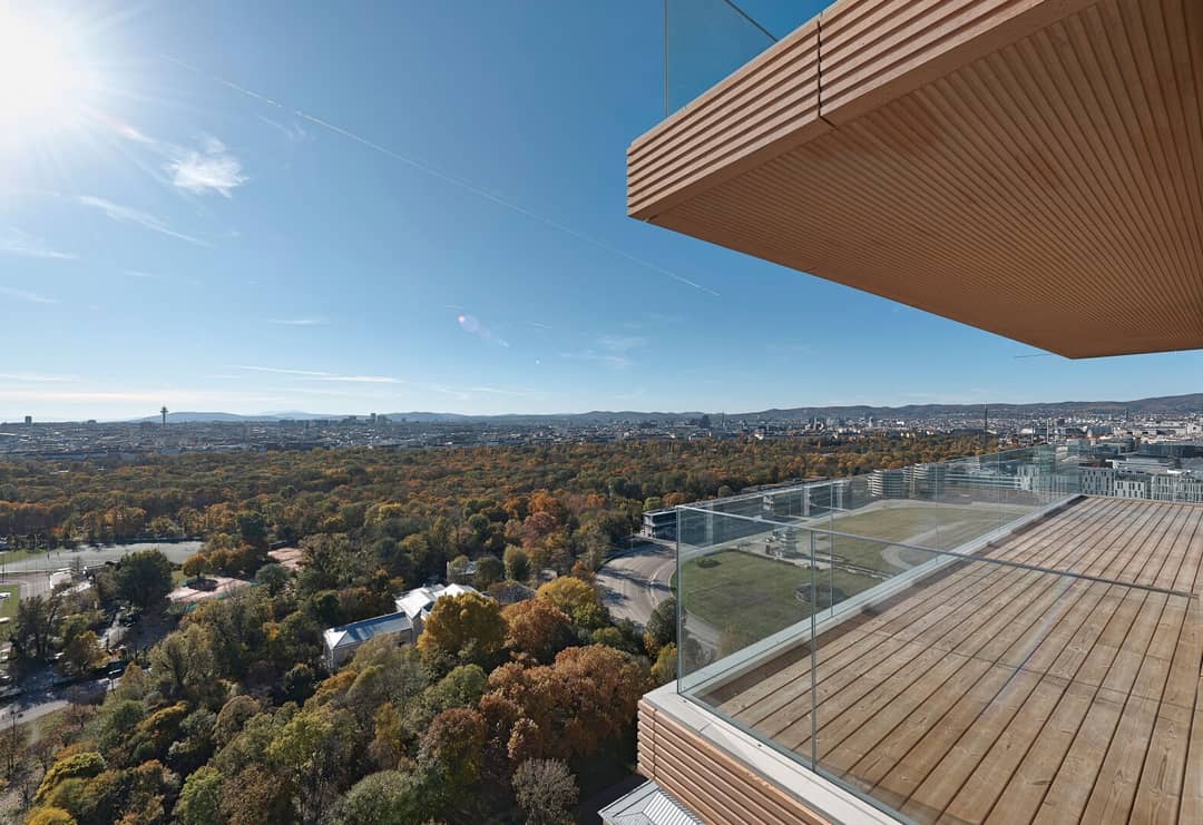 Hochwertige Terrassenwohnung mit Wintergarten und Praterblick