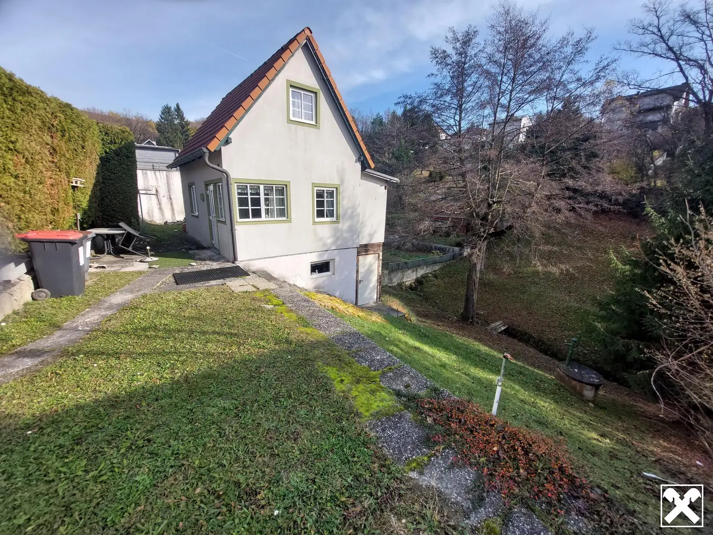 Baugrund in Grünruhelage in Gablitz zum Bestpreis- Sommerhaus im Bestand inklusive!