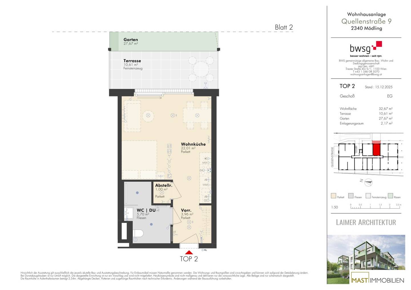 Ground floor garden terrace first occupancy