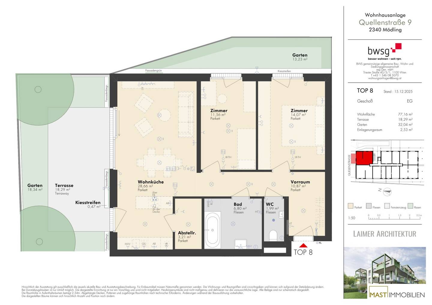 Ground floor garden terrace commission free