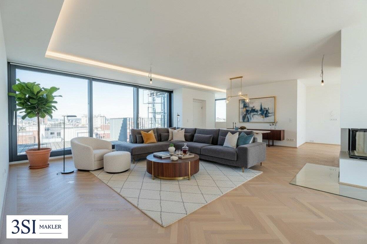 Sonnenverwöhntes Penthouse mit Lift &amp; außergewöhnlicher Wohnqualität