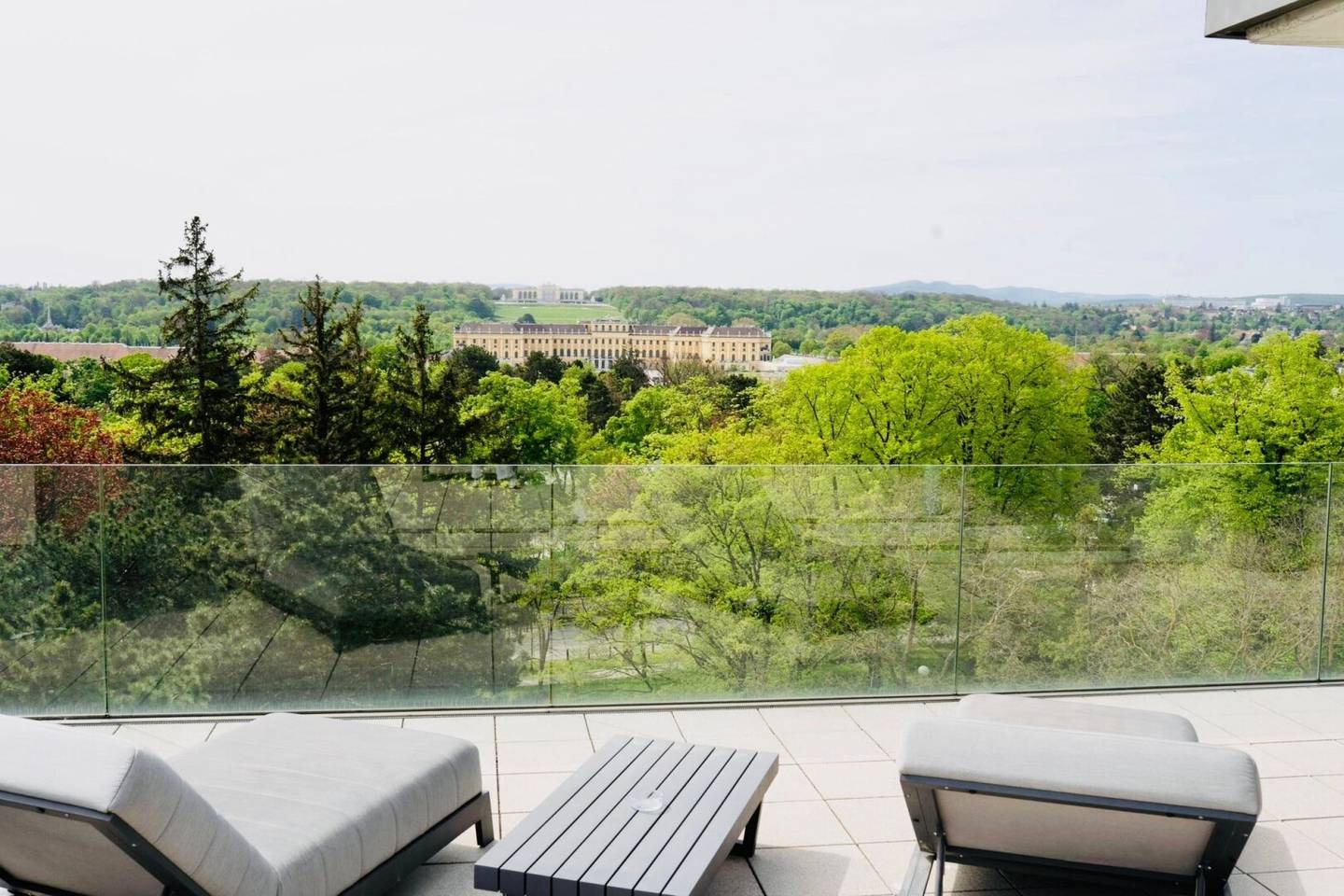 Dachgeschosswohnung with 186 m² roof terrace Schönbrunn view