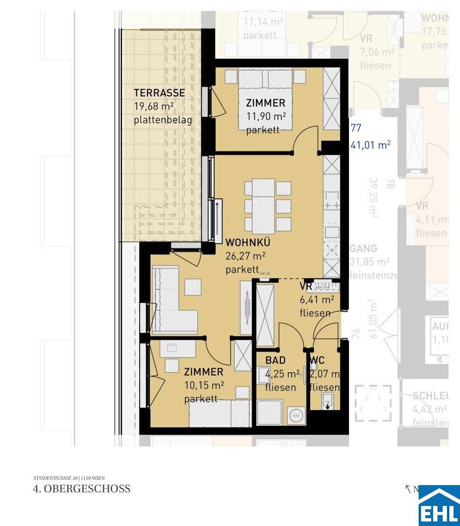 Your top investment in the heart of Vienna: Modern Vorsorge apartments in the 11th district