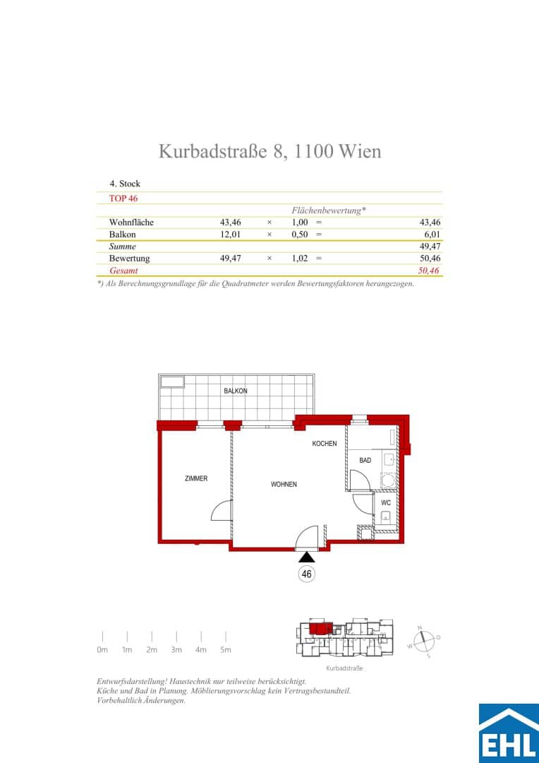 Attractive Vorsorge apartment near Kurpark Oberlaa