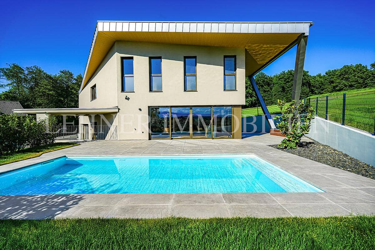 Luxusvilla in Lieboch – Erstbezug, 5 Zimmer, Pool & Terrasse