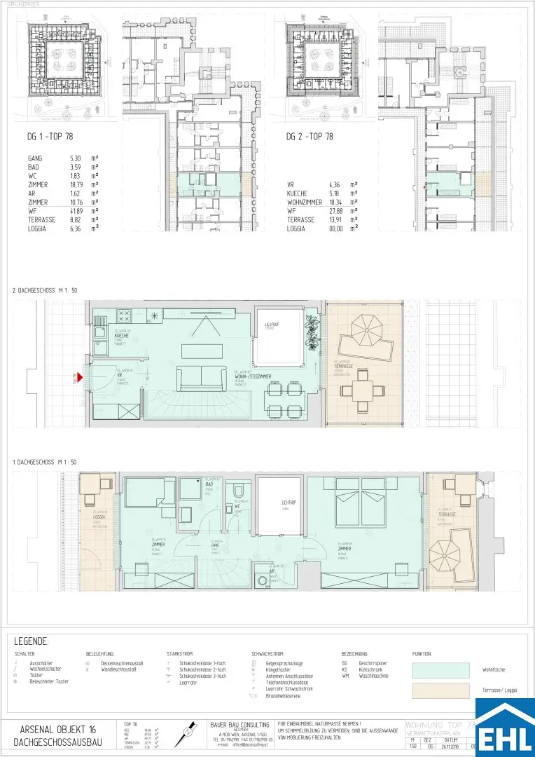 Großzügige 4-Zimmer Maisonettewohnung im Arsenal!