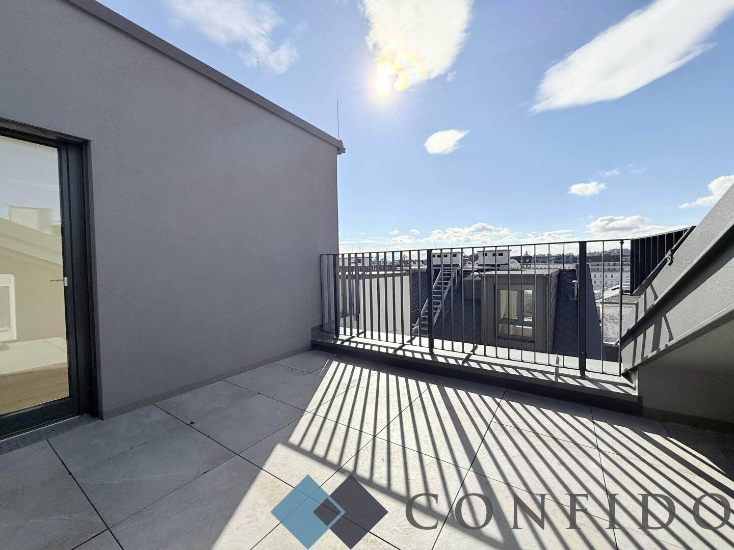 Attic apartment with two terraces near Wien Mitte