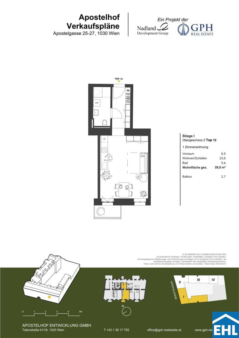 Wohnung Apostelhof Balkon Lift nahe U3 Haltestelle