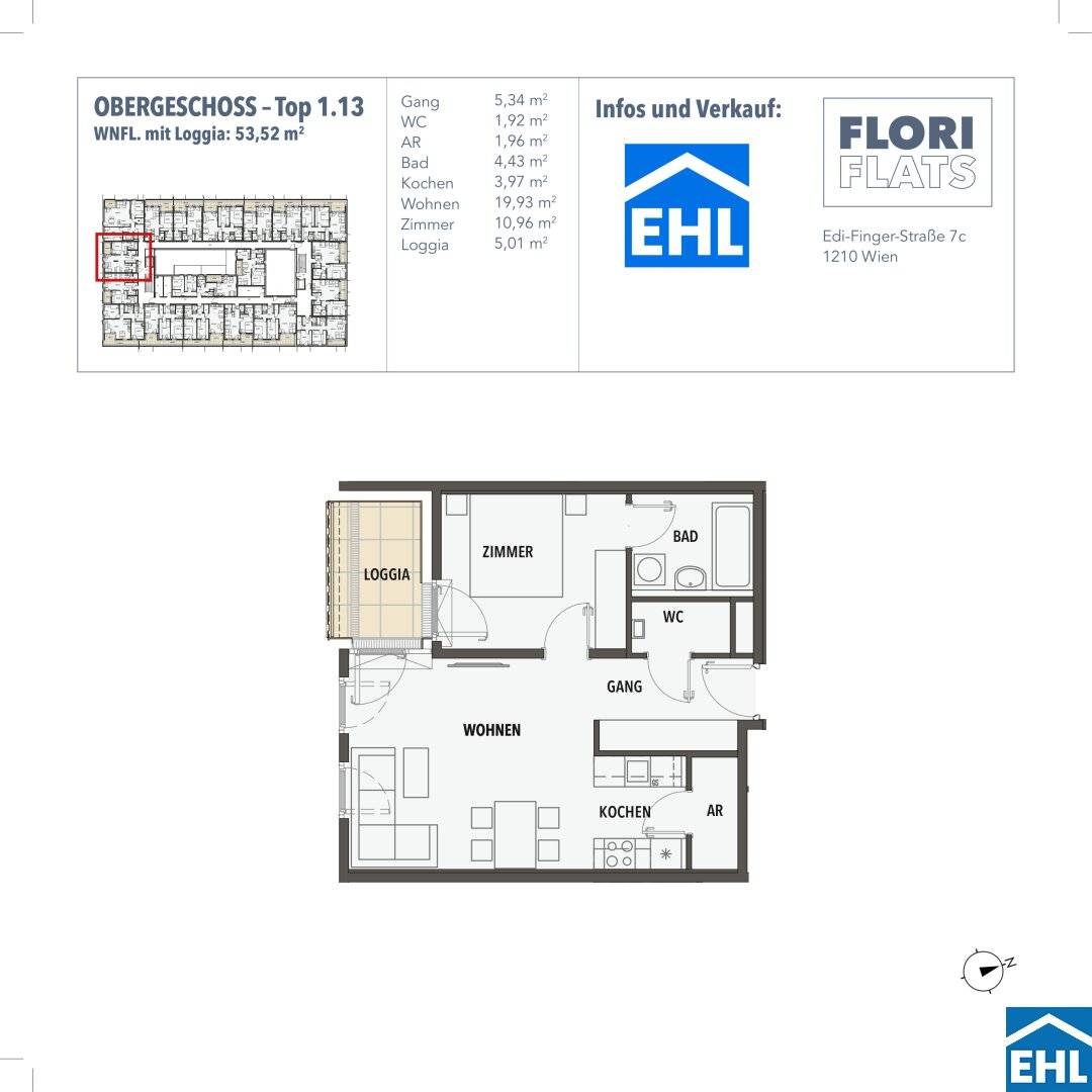 Wohnung Erstbezug Loggia Stammersdorf ruhige Lage