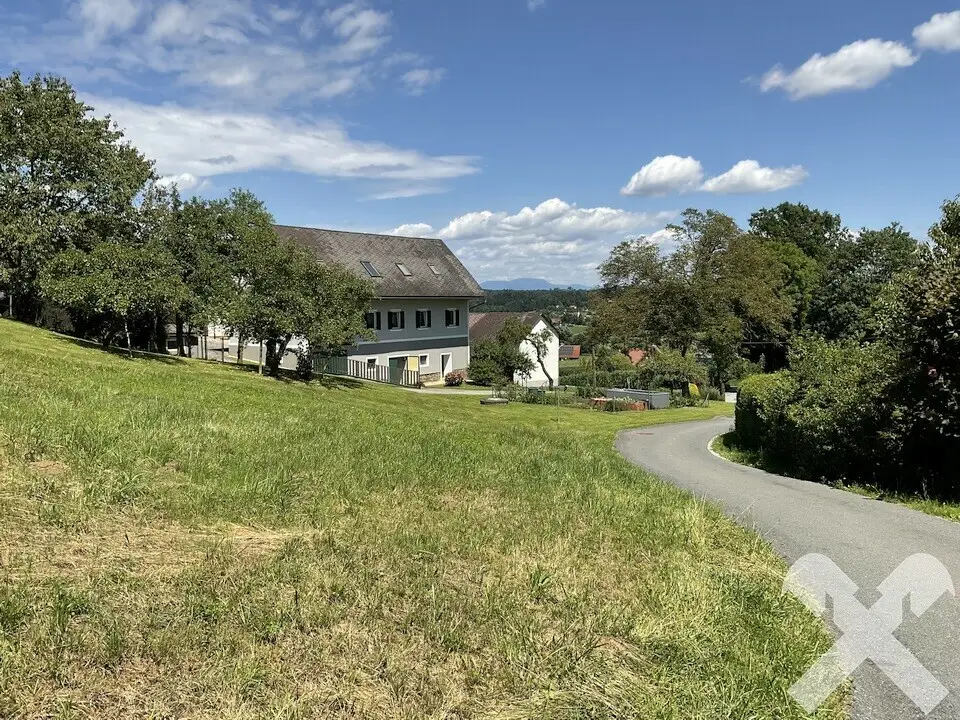 Baugrundstück in Kraubath (Weststeiermark) - 811 m², erhöhte Lage