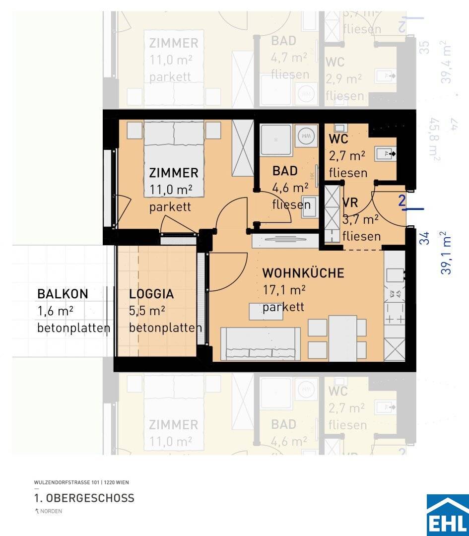 Exclusive living comfort: Location makes the difference