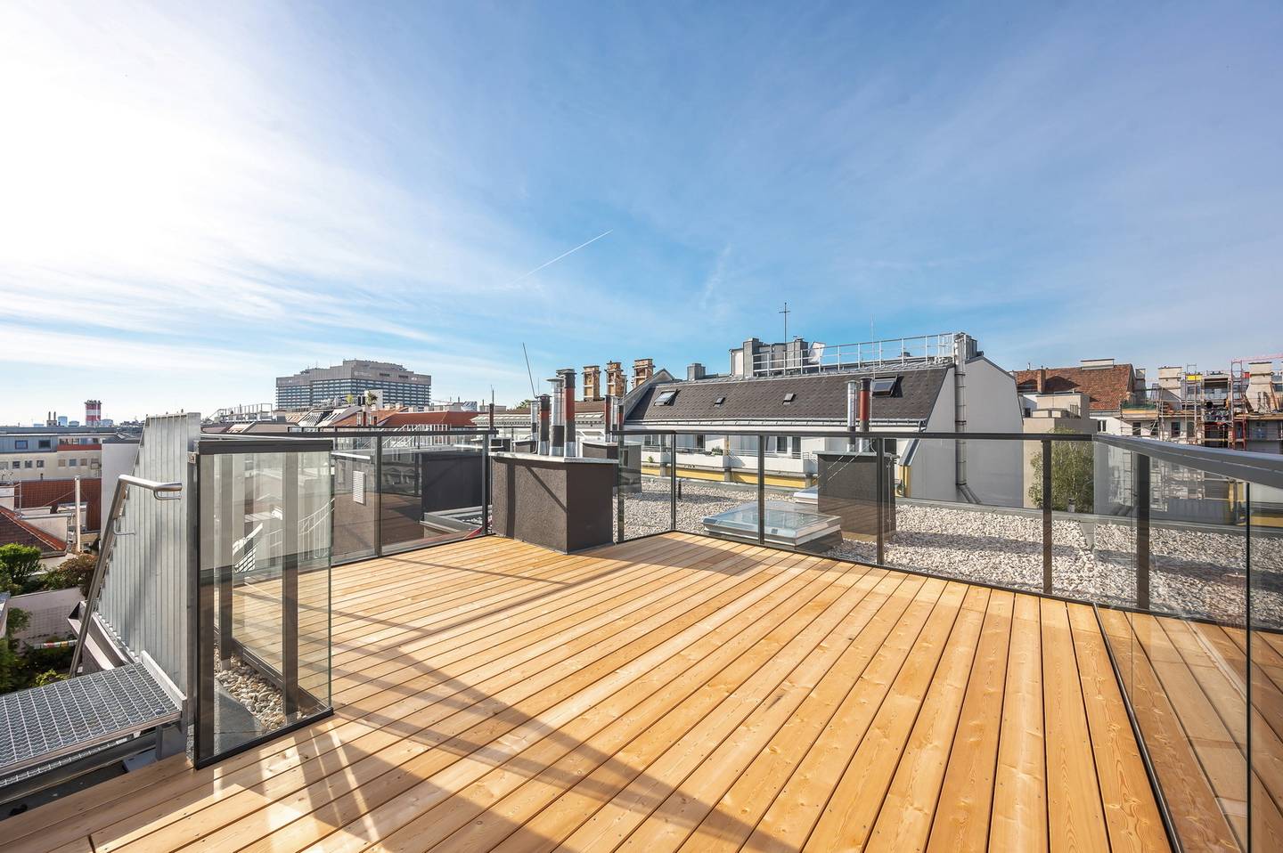 Penthouse mit 360 Grad Blick und Dachterrasse