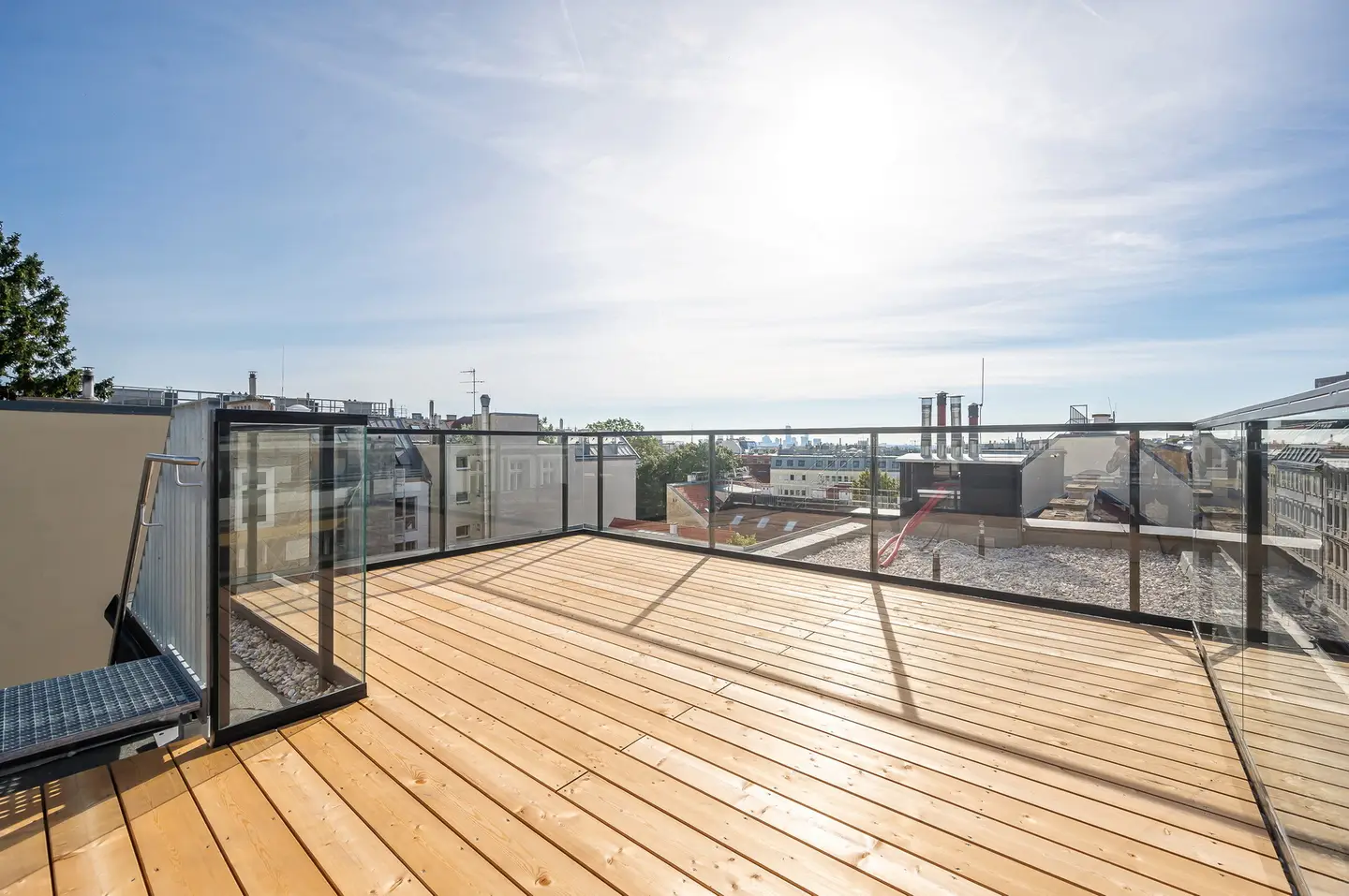 Penthouse Roof Terrace 360 Degree View