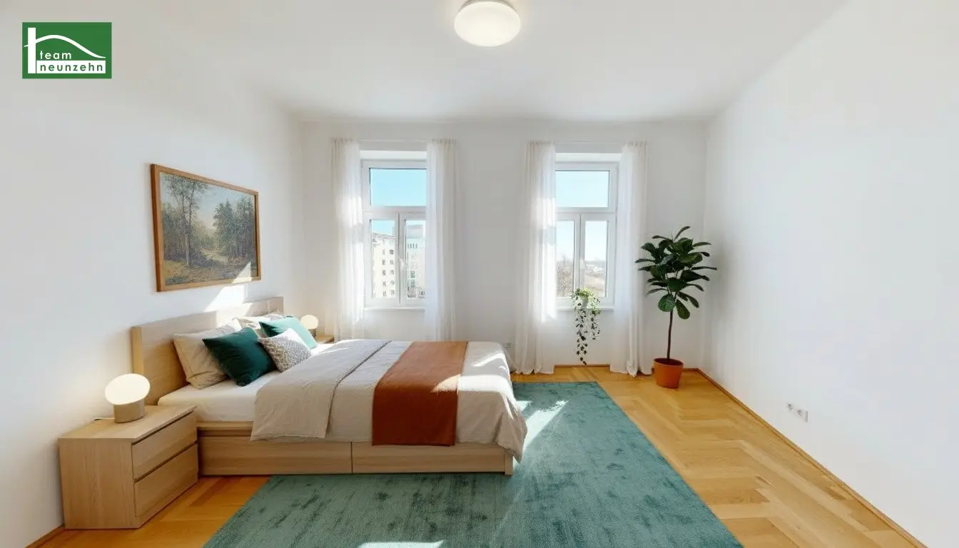 Sanierte Altbauwohnung mit Loggia nahe Schloss Belvedere