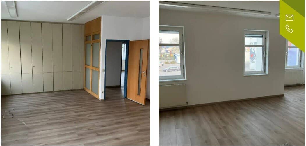 Modernes Büro, kostenlose Stellplätze