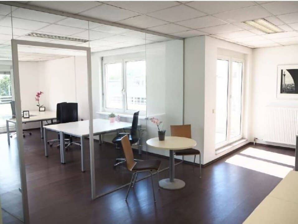 Two office rooms, furnished, up to 18 workstations, immediate occupancy, data cabling, meeting room, parking spaces