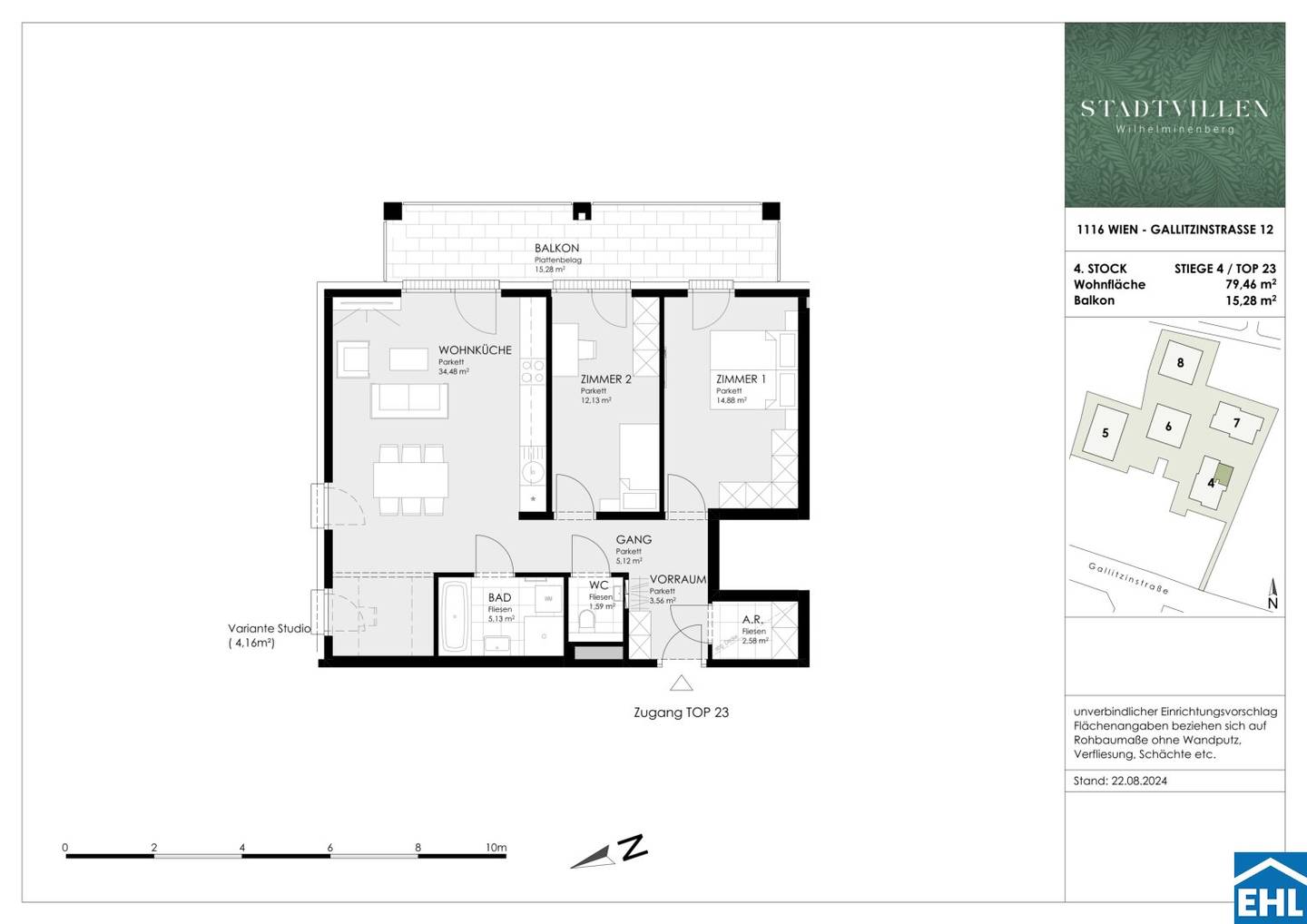 Wohnung Neubau Erstbezug Wilhelminenberg