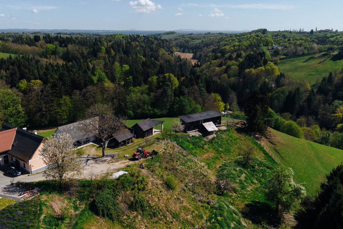 Idyllisches Landgut mit Weitblick im Weinbaugebiet Kranachberg