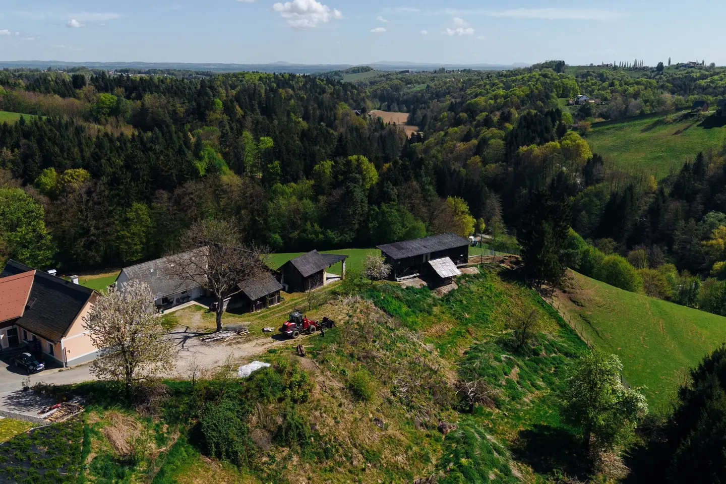 Idyllisches Landgut mit Weitblick im Weinbaugebiet Kranachberg