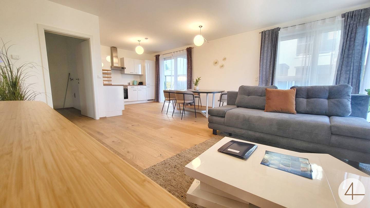 Wohnung mit großem Garten in ruhiger Lage