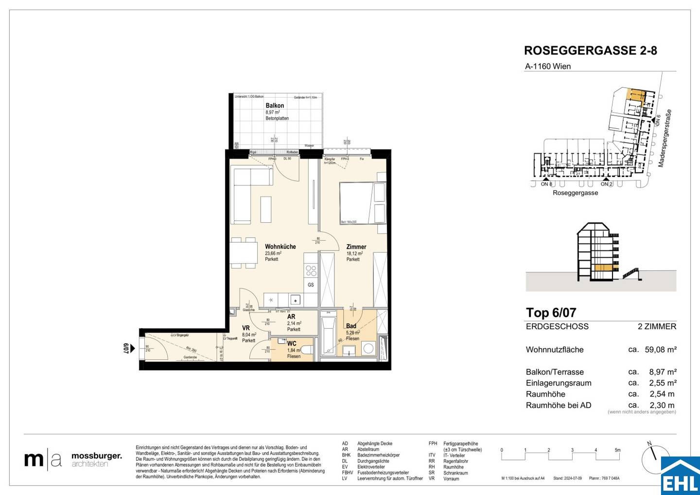 Erdgeschosswohnung Großzügiger Balkon Neubau