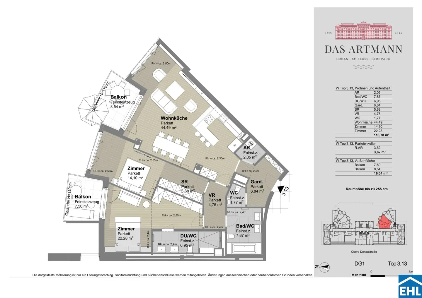 Modernes Wohnen im historischen Ambiente: Komfortable Wohnraumgestaltung im Artmann