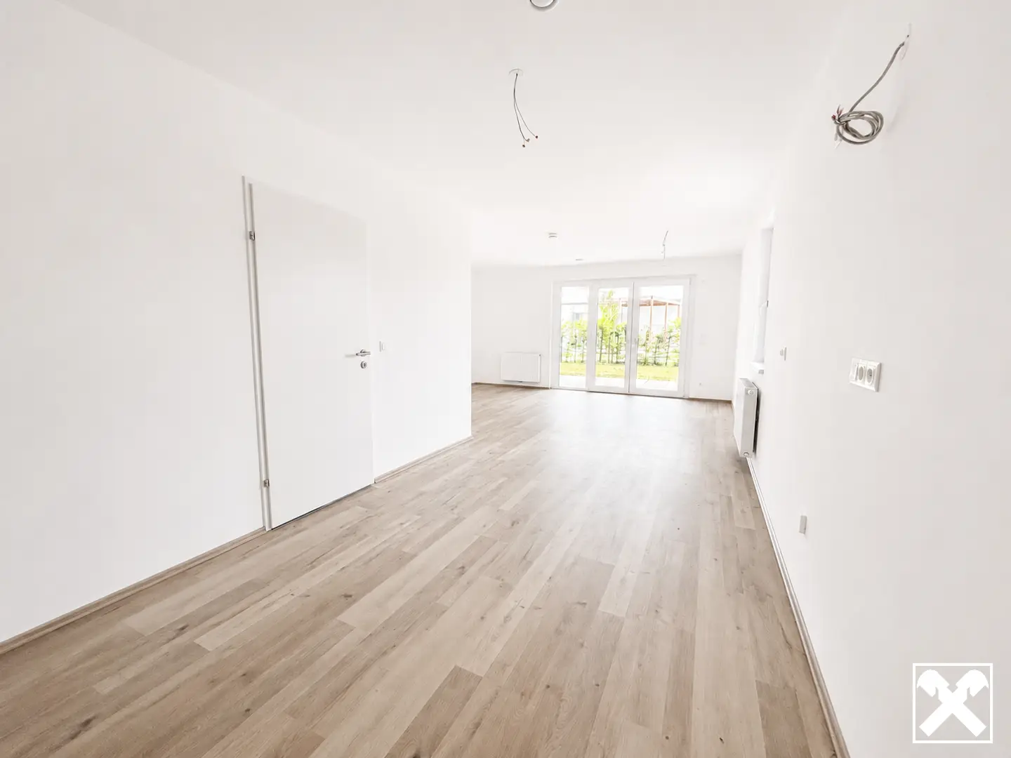 Wohnung Neubau verkehrsberuhigt Terrasse Garten