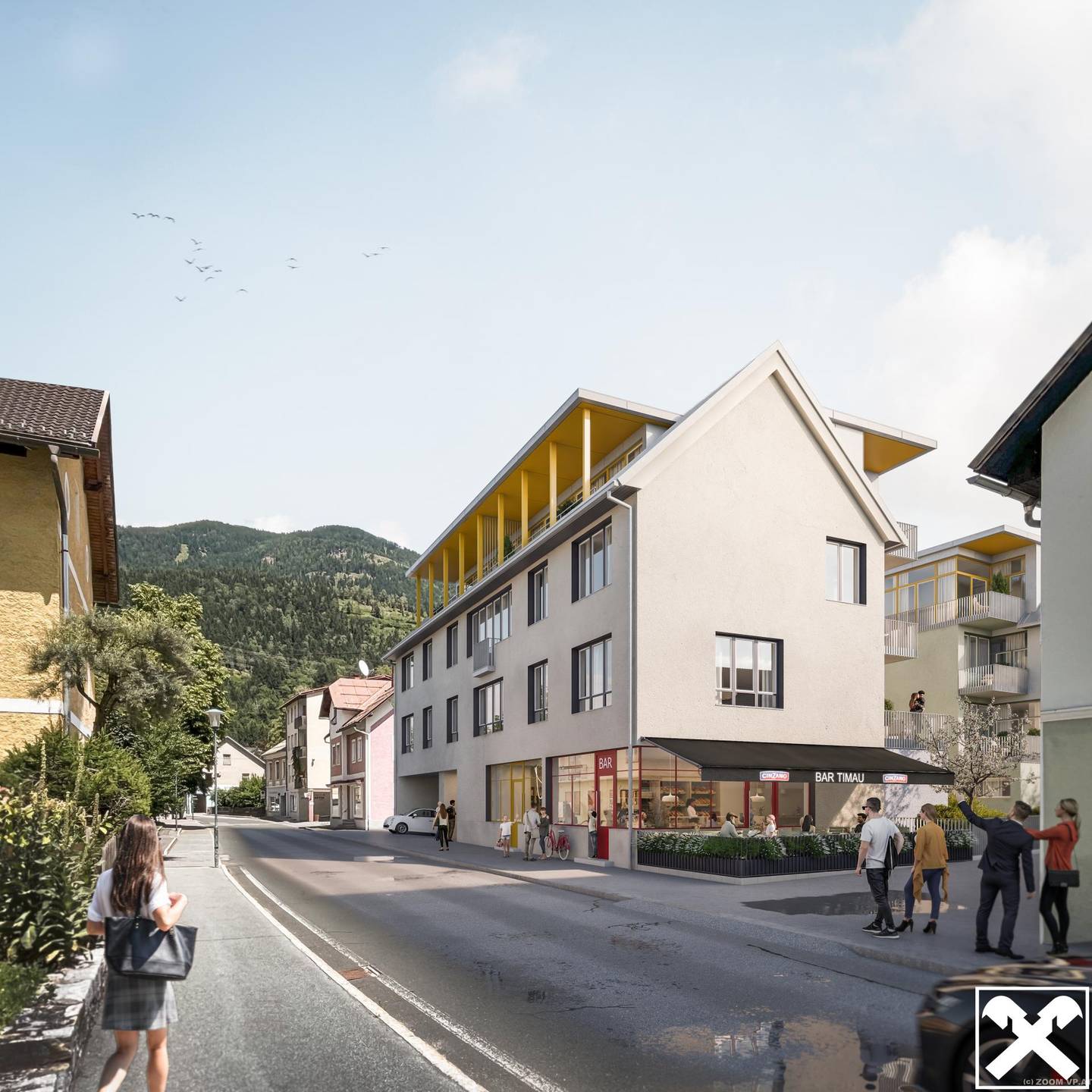 Maisonette apartment Kötschach center new build garage